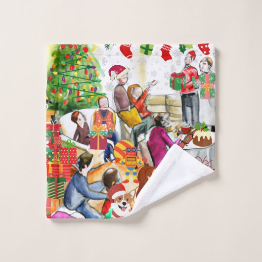 Jour Noël (Gant de toilette)