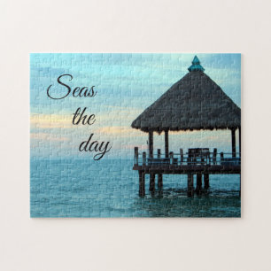 Jour Plage Tiki Hut Puzzle