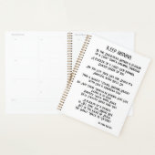 Jour Planner - Christian Planner avec poème origin (Devant avec enveloppe)