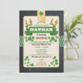 Jour Saint-Patricks Anniversaire Invitation de fêt (Debout devant)