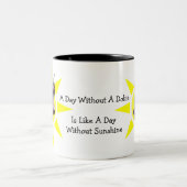 Jour sans Dobie mignon Doberman Mug (Centre)