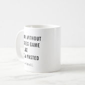 Jour Sans Jeu D'Échecs Mug De Café Personnalisé (Devant gauche)