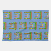 jour spécial Joyeux Sukkot Kitchen Serviette (Horizontal)