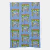 jour spécial Joyeux Sukkot Kitchen Serviette (Vertical)