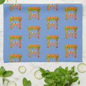 jour spécial Joyeux Sukkot Kitchen Serviette (Plié)
