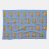 jour spécial Joyeux Sukkot Kitchen Serviette (Horizontal)