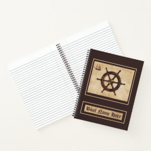 journaal van kapitein notitieboek