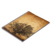 journaalboomboekje met achtergrond notitieboek (Linkerzijde)