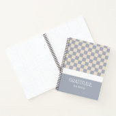 Journal à carreaux de gratitude (Intérieur)
