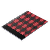 Journal à carreaux rouge et noir (Côté gauche)