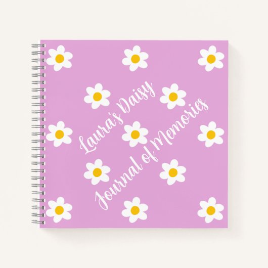 Journal à chaîne en rose (Devant)