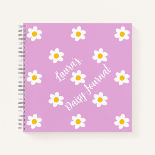 Journal à chaîne en rose (Devant)