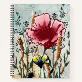 Journal à couverture rigide Fleur Sauvage (Devant)