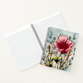Journal à couverture rigide Fleur Sauvage (Intérieur)