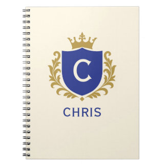 Journal à monogramme Royal Crest