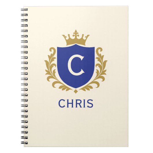 Journal à monogramme Royal Crest (Devant)
