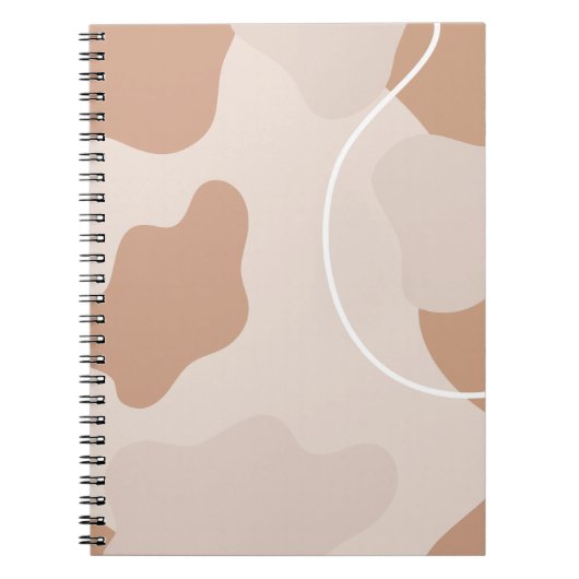 Journal à motif abstrait pour notes et planificati (Devant)