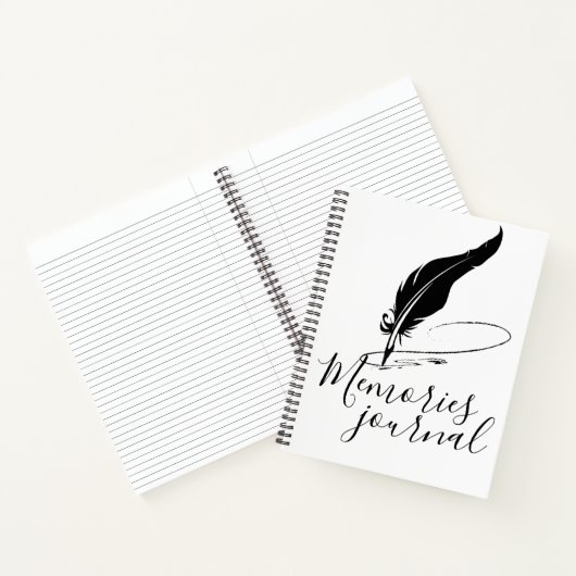 Journal à plume personnalisée (Intérieur)