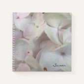 Journal à puces Pastel Pink Hydrangea Blossoms (Devant)