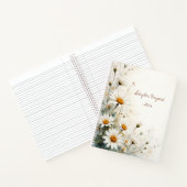Journal à reliure spirale Fleur de marguerite Prin (Intérieur)