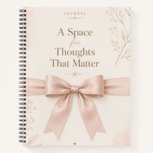 Journal à Ruban Rose Esthétique