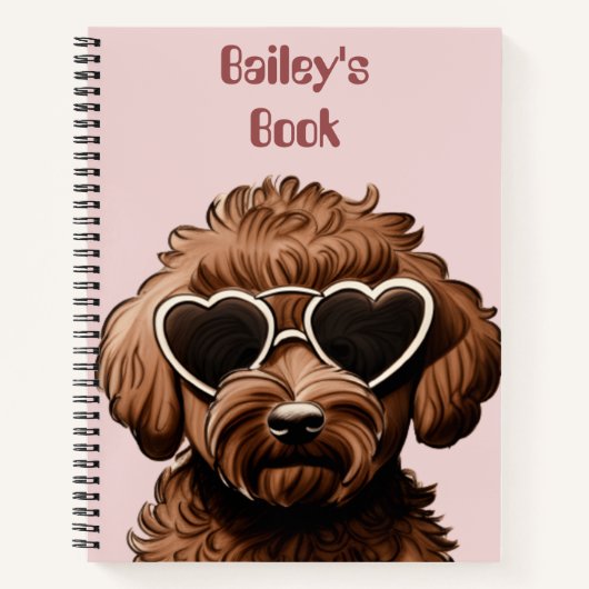 Journal à spirale pour chiots chiens de compagnie (Devant)