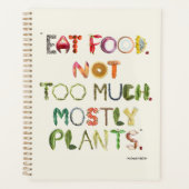 Journal alimentaire parfait pour alimentation comp (Devant)