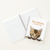 Journal Amoureux des chats Cute Kitten personnalis (Intérieur)