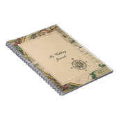 Journal antique de mariage de carte de Vieux Monde (Côté Droit)