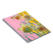 Journal aquarelle à fleurs de jonquilles (Côté Droit)