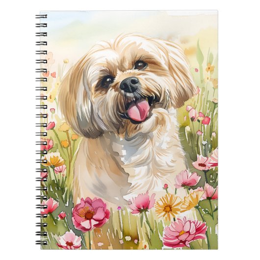 Journal aquarelle Lhassa Apso (Devant)