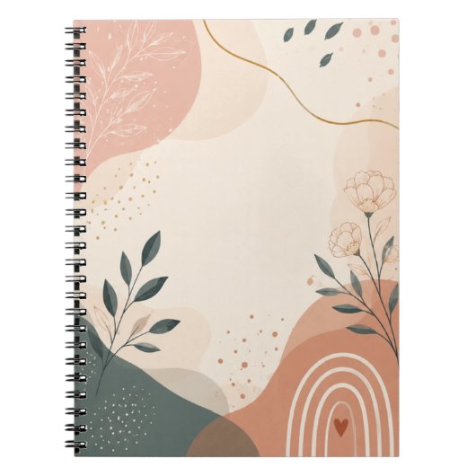 Journal Arc-en-ciel Neutre Minimaliste (Devant)