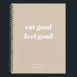 Journal Beige moderne Recettes santé<br><div class="desc">Ce livre de recettes à la mode pour des recettes saines de conditionnement physique avec une couverture beige douce est parfait pour quiconque veut un livre de recettes de conditionnement physique joli et spécialisé à écrire dans des recettes saines. Utilisez-le pour écrire vos recettes de conditionnement physique préférées et des...</div>
