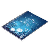 Journal bleu Ciel nocturne enchanté, étoiles et fe (Côté gauche)