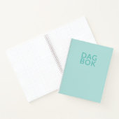 Journal bleu clair Dagbok (Intérieur)