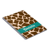 Journal bleu turquoise de carnet de notes à (Côté Droit)