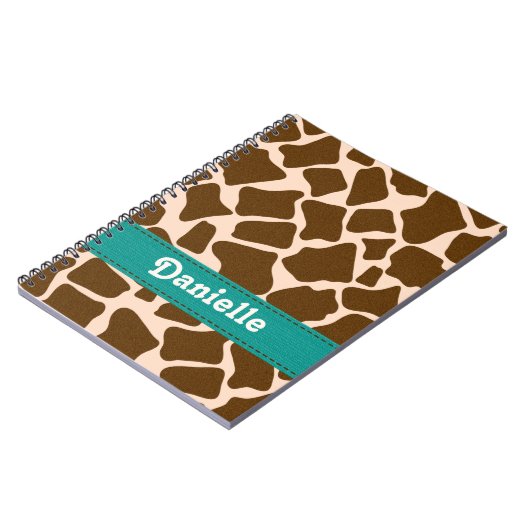 Journal bleu turquoise de carnet de notes à (Côté gauche)