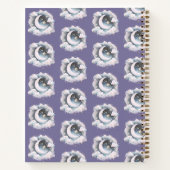 Journal Bohème Céleste Croissant de Lune Bleu et B (Dos)