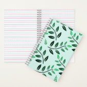Journal Botanique Minimaliste à Feuillage Vert (À l'intérieur)