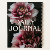 Journal botanique rose profond sophistiqué (Dos)