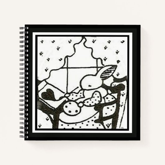Journal Bunny personnalisable (Devant)
