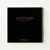 Journal Bunny personnalisable (Dos)