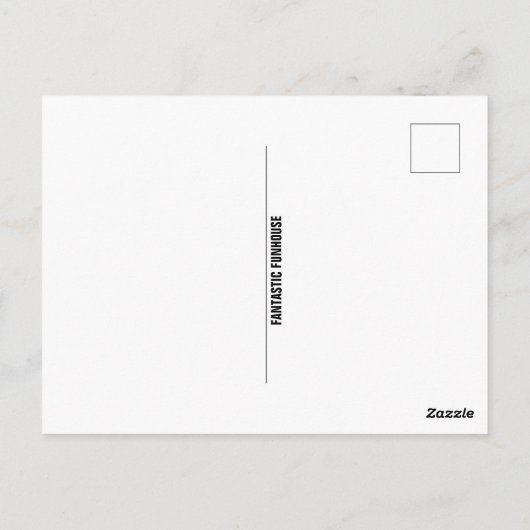 JOURNAL CABINE DANS LES CARTES POSTALES EN BOIS (Dos)