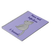 Journal Cahier de réflexions et de pattes (Côté gauche)