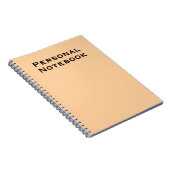 Journal cahier personnalisé (Côté Droit)