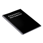 Journal cahier personnalisé (Côté Droit)