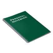 Journal cahier personnalisé (Côté Droit)