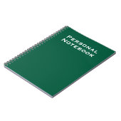 Journal cahier personnalisé (Côté gauche)