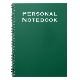 Journal cahier personnalisé