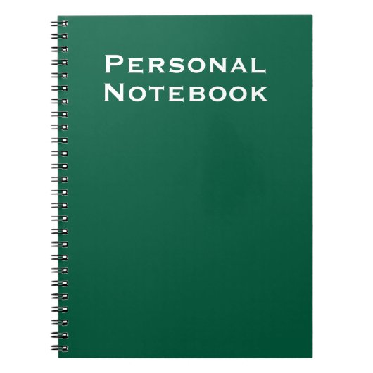Journal cahier personnalisé (Devant)